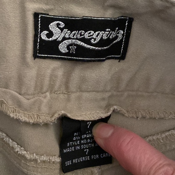 Spacegirlz khaki pants size 7 - Picture 3 of 3